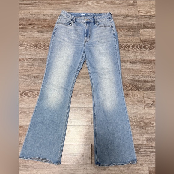 Old Navy Sky Blue Wide Leg Jeans - Picture 1 of 4